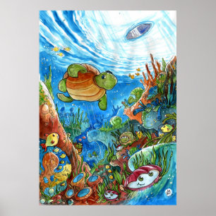 Korallenträume Poster