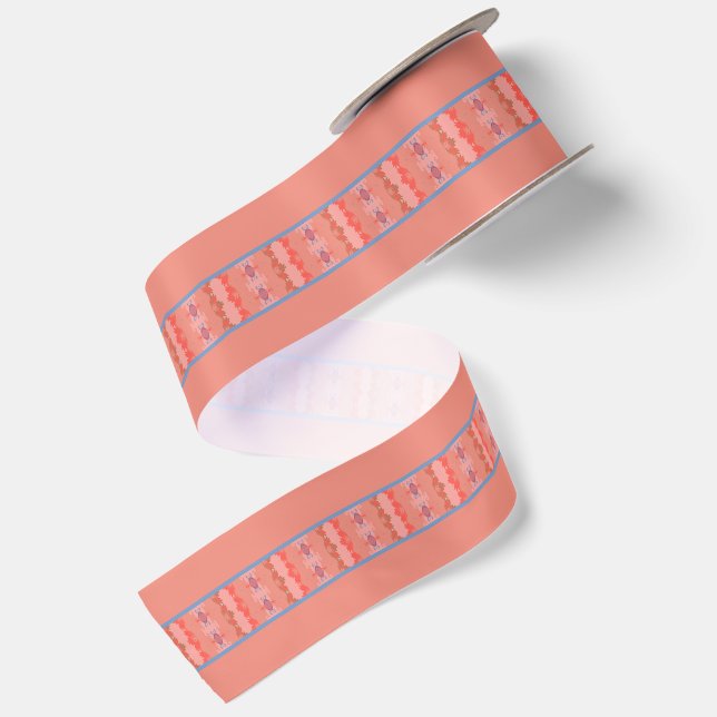 Korallerbe Satinband (Rückseite)