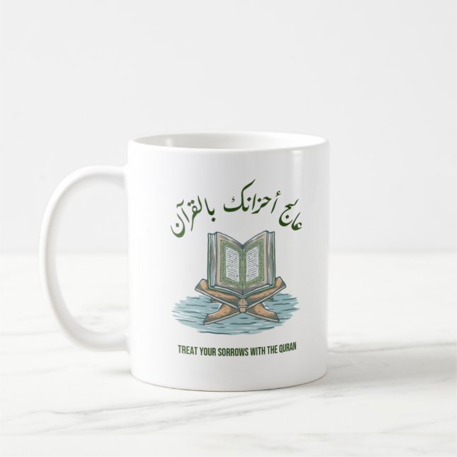 Koran als Medizinquot Kaffeetasse (Links)