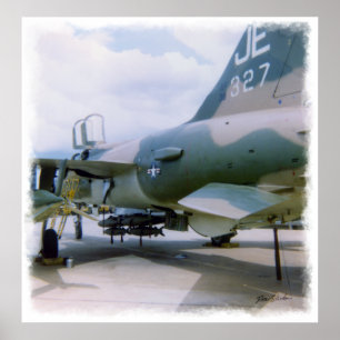 Korat AFB Thailand 1968 F-105 A2 Poster