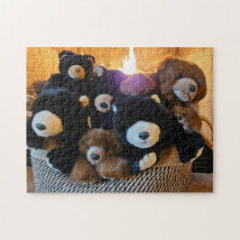 Korb der Bären Puzzle, 28 cm x 35,5 cm, 252 Teile Puzzle