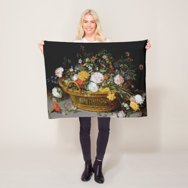 Korb der Blume, Jan Brueghel der Jüngere Fleecedecke (Beispiel)