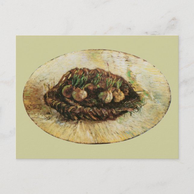 Korb der Sprossenzellen, Vincent van Gogh Postkarte (Vorderseite)