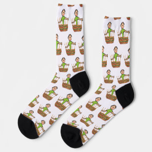 Korb Flechten Socken