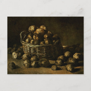 Korb mit Kartoffeln, Vincent van Gogh Postkarte