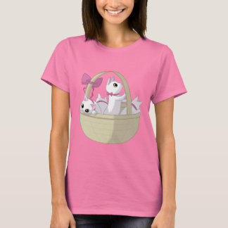 Korb mit Kätzchen T-Shirt