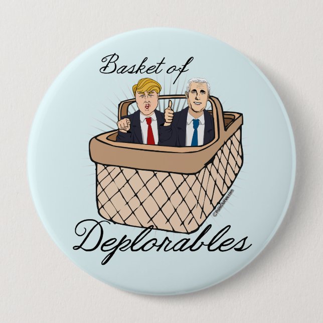 Korb von Deplorables - Trumpf-Pennys Button (Vorderseite)