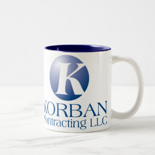 KORBAN, DAS VERTRAG LLC ABSCHLIESST ZWEIFARBIGE TASSE