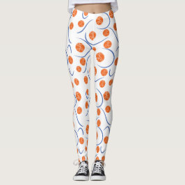 Korbball Inspiriert Leggings