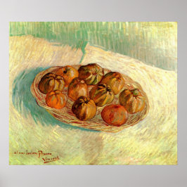 Körbe von Äpfeln nach Pissarro von Vincent van Gog Poster