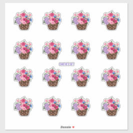 Körbe von Blume So Hübsch Aufkleber