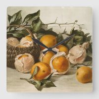 Körbe von Orangen