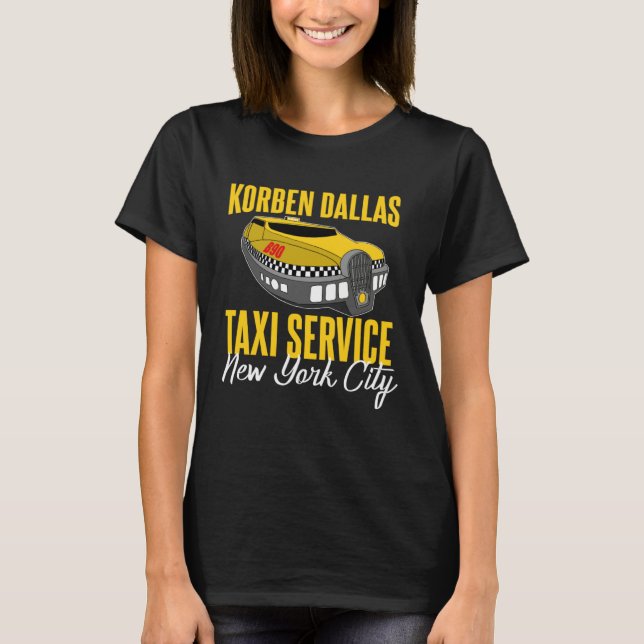 Korben Dallas Taxi Service T-Shirt (Vorderseite)