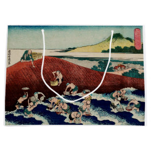 Korbfischerei im Kinu-Fluss durch Hokusai Große Geschenktüte