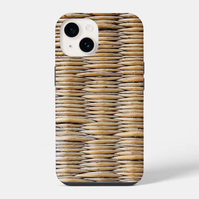 Korbgeflecht Makro iPhone Hülle (Rückseite)