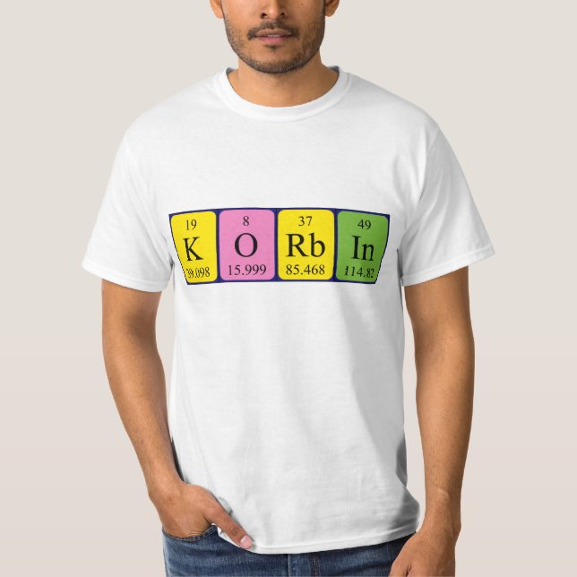 Korbin Periodenname Shirt (Vorderseite)