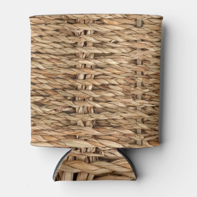 Korbweiche, hochauflösende Textur. Dosenkühler (Vorderseite)