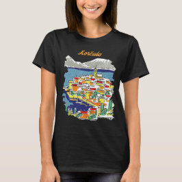 Korcula, Zeichnend T-Shirt