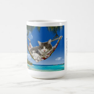 Kordsamt der Tassen-15oz in der karibischen Katze Kaffeetasse