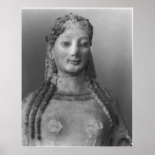 Kore, bekannt als Kore mit einem Peplos Poster