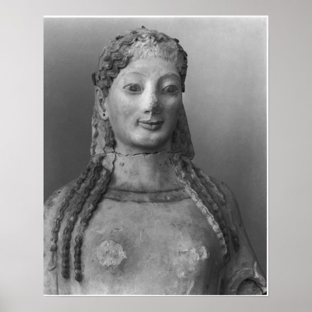 Kore, bekannt als Kore mit einem Peplos Poster (Vorne)