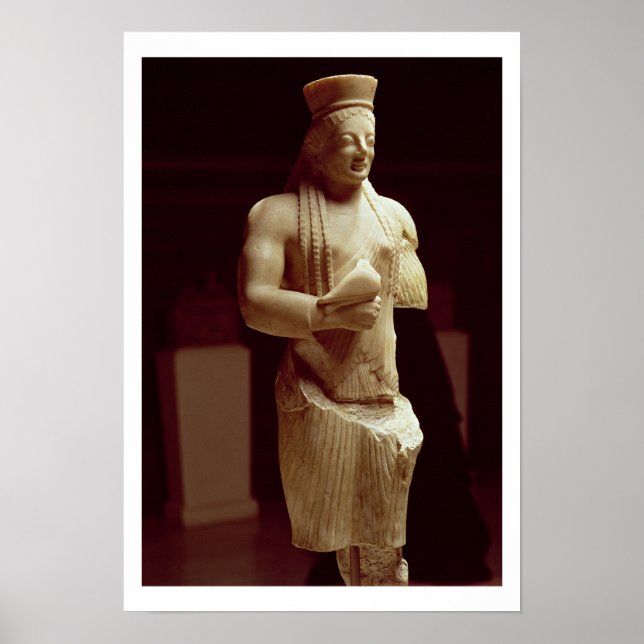 Kore Figur einer jungen Athenin mit b Poster (Vorne)