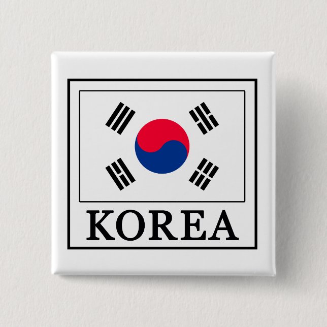 Korea Button (Vorderseite)