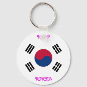 KOREA Button Style Key Chain Schlüsselanhänger