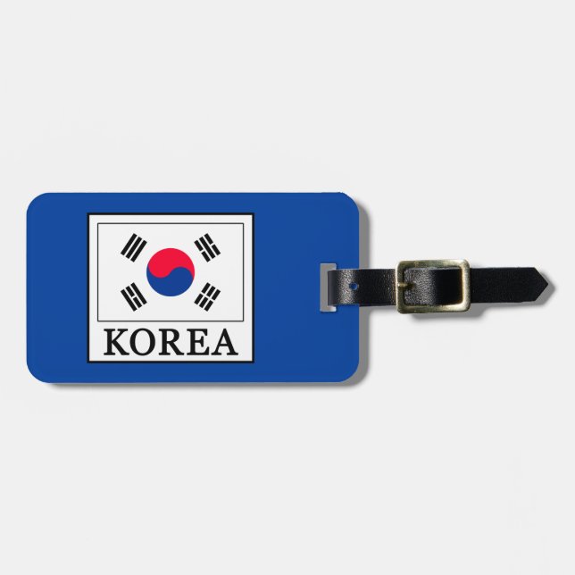 Korea Gepäckanhänger (Vorderseite horizontal)