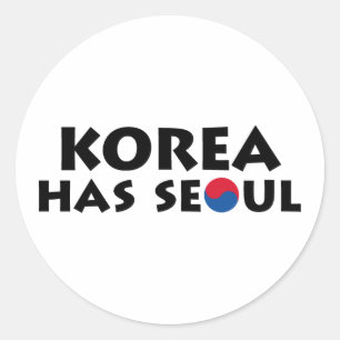 Korea hat Seoul Runder Aufkleber