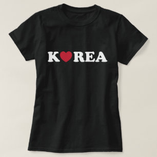 Korea Liebe Heart T - Shirt