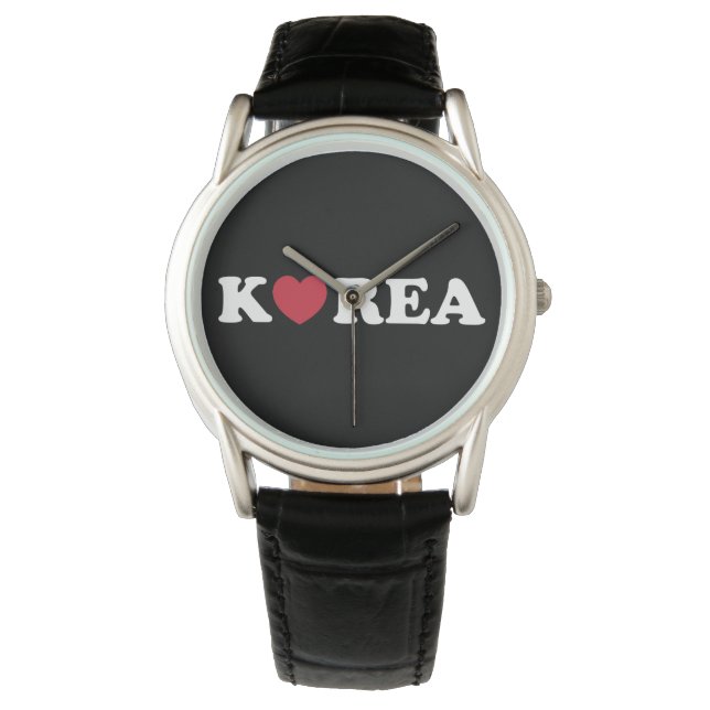 Korea Liebe Heart Watch Armbanduhr (Vorderseite)