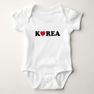 Korea Liebe Herz Baby Strampler