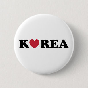 Korea Liebe Herz Button