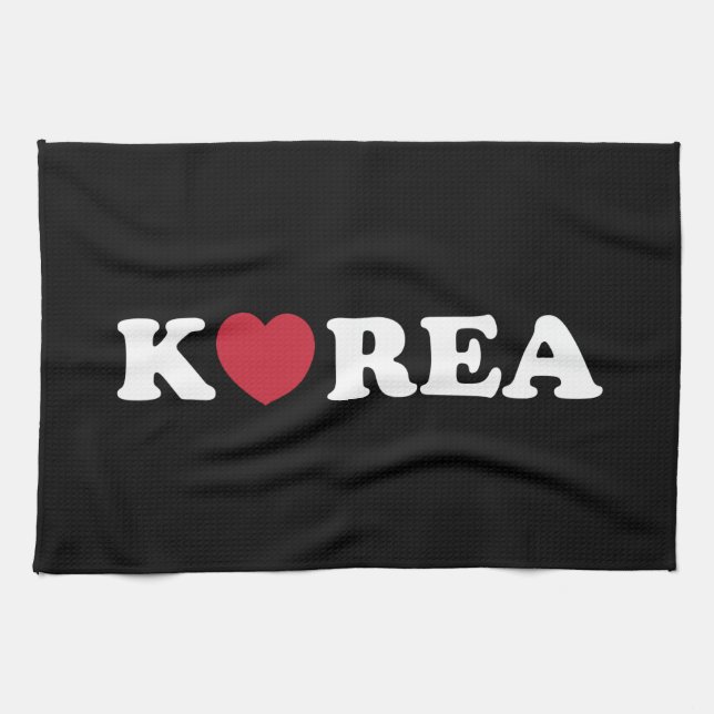 Korea Liebe Herz Küchentücher (Horizontal)