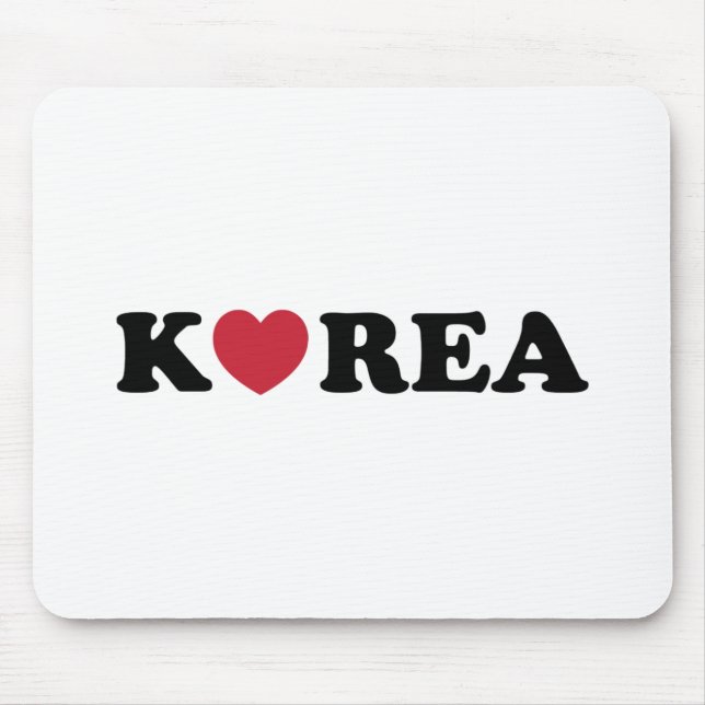 Korea Liebe Herz Mousepad (Vorne)