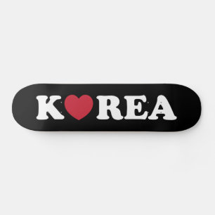 Korea Liebe Herz Skateboard