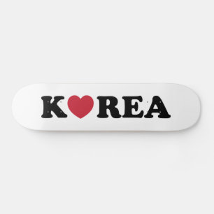 Korea Liebe Herz Skateboard