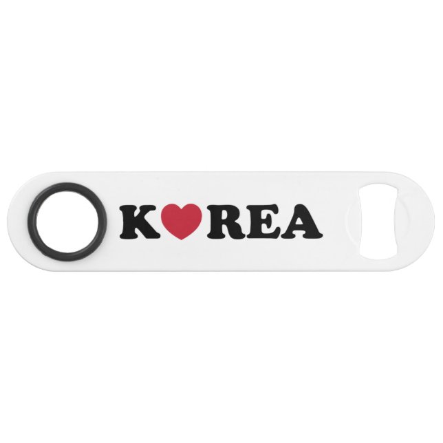 Korea Liebe Herz Speed Flaschenöffner (Vorderseite (Horizontal))
