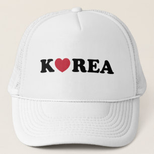 Korea Liebe Herz Truckerkappe
