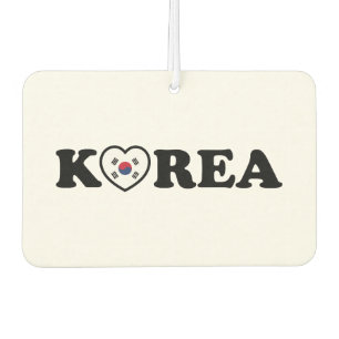 Korea Liebe Herzenflagge Autolufterfrischer