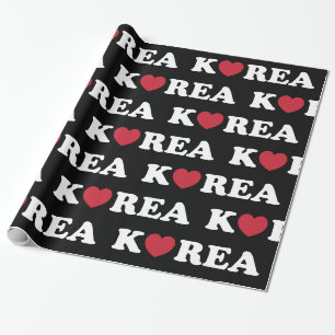 Korea Liebe Herzerziehungspapier Geschenkpapier