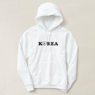 Korea-Liebe-Herzflagge Hoodie