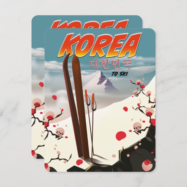 Korea muss Ski fahren (Vorne/Hinten)