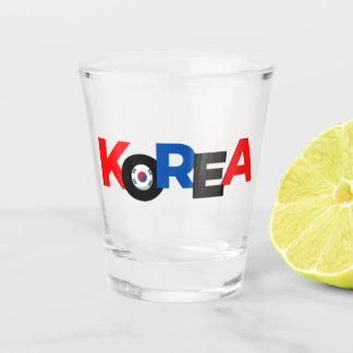 KOREA NATIONALE FARBEN SOJU SCHNAPSGLAS