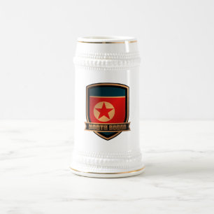 Korea, Nordkorea Bierglas