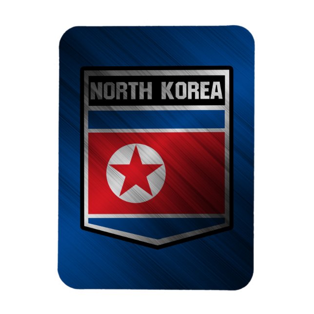 Korea, Nordkorea Magnet (Vertikal)