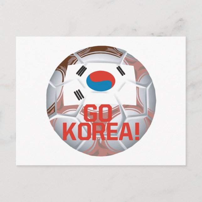 Korea Postkarte (Vorderseite)