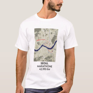 Korea Seoul Marathon Reise T-Shirt