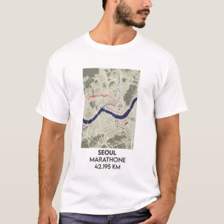 Korea Seoul Marathon Reise T-Shirt